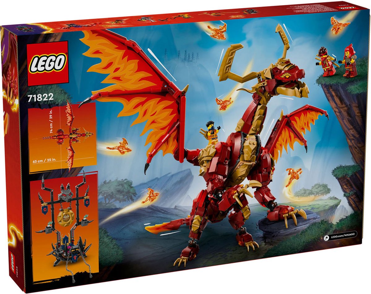 LEGO NINJAGO® Dynamische Bron Draak - 71822