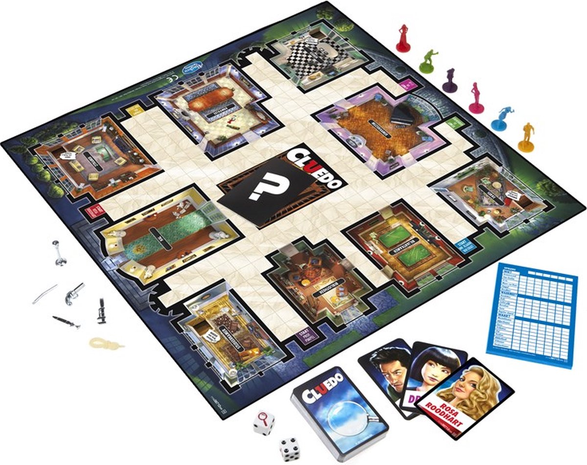 Hasbro Gaming Cluedo Bordspel - Nederlandstalig