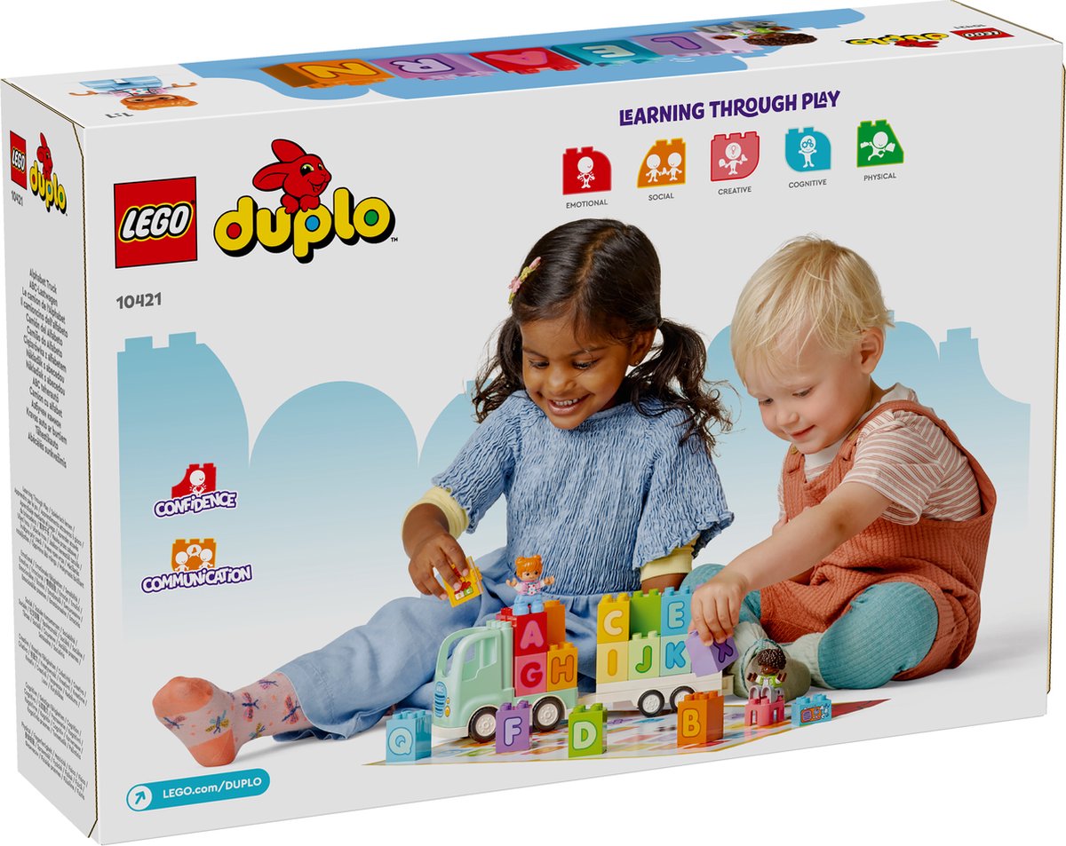LEGO DUPLO Stad Alfabet Vrachtwagen - 10421