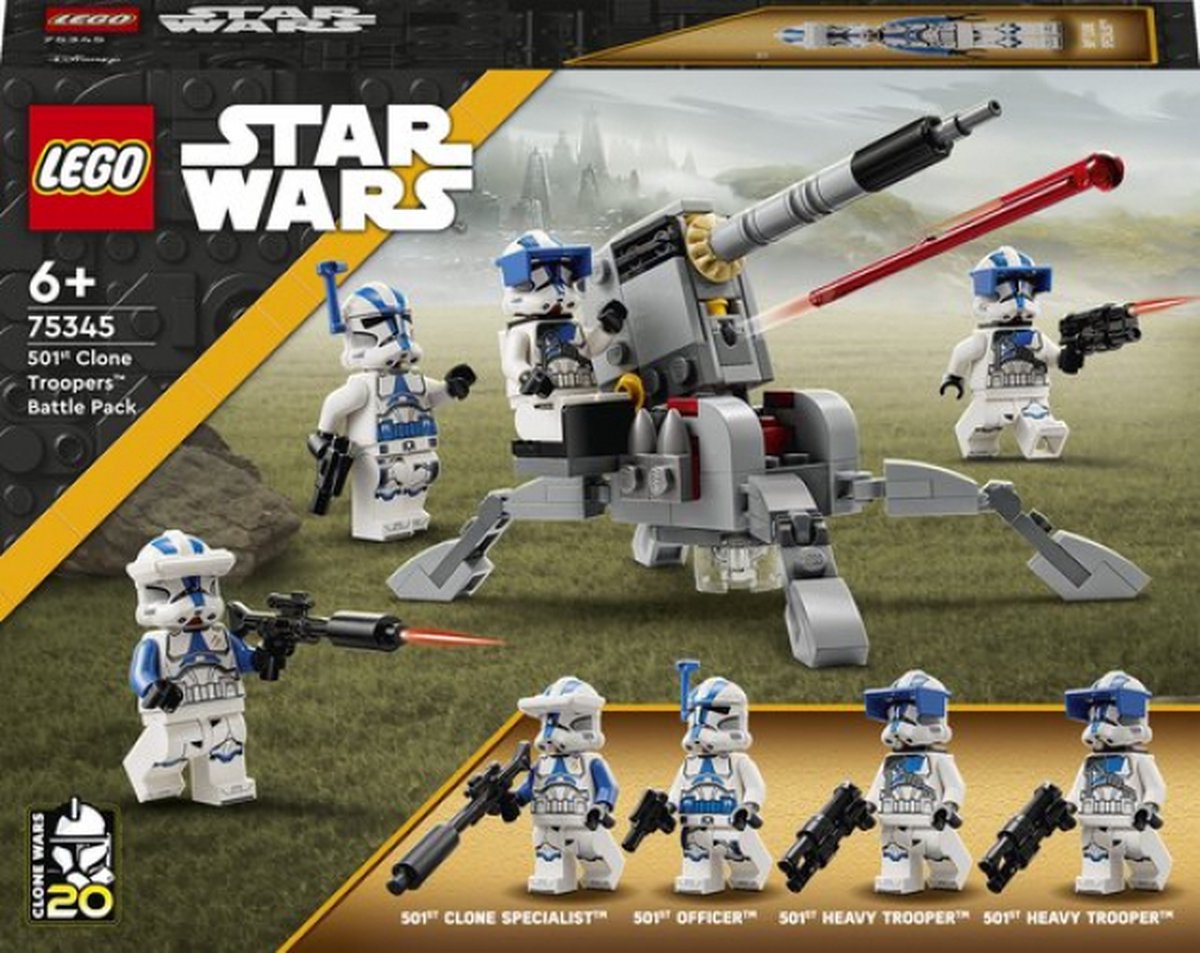 LEGO Star Wars 501ste Clone Trooper Gevechtspakket - 75345