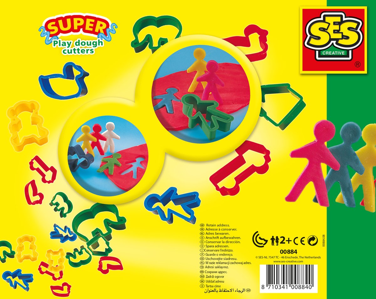 SES Kleivormpjes Set van 12 Stuks
