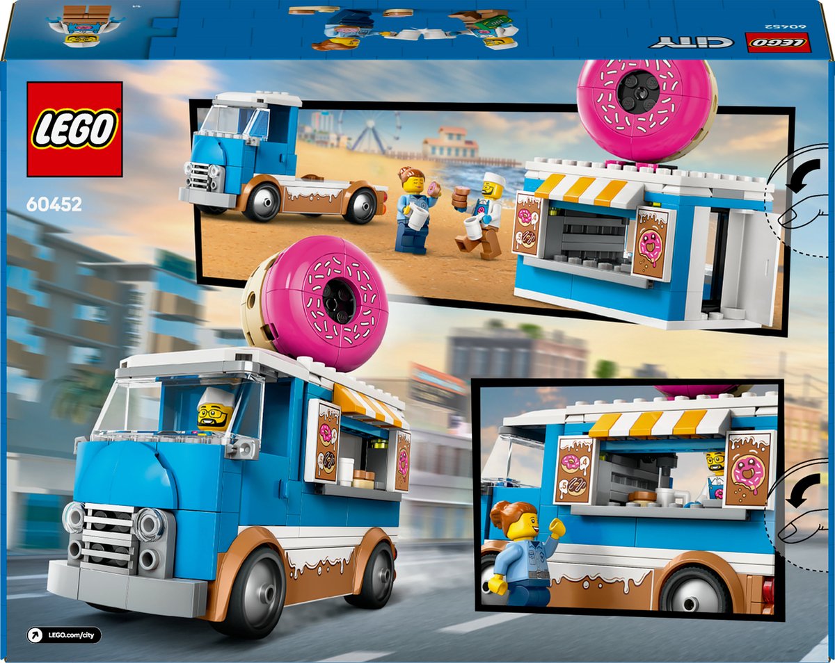 LEGO City Donutkraam op Wielen - 60452