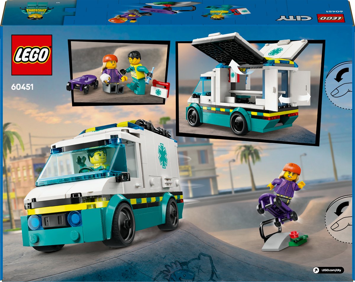 LEGO Stad Ambulance - 60451