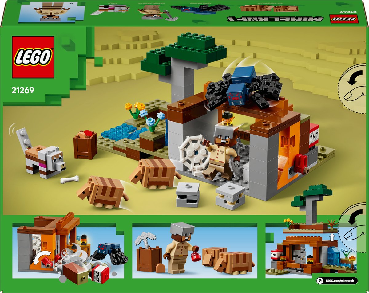 LEGO Minecraft Mijnavontuur met Tatou's - 21269
