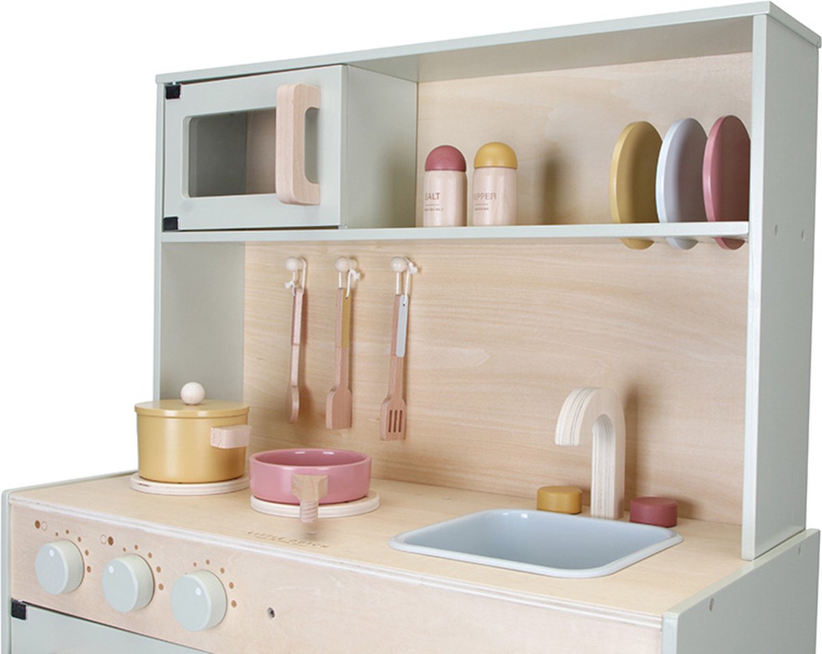 Little Dutch Houten Speelkeuken Menthe - FSC Gecertificeerd