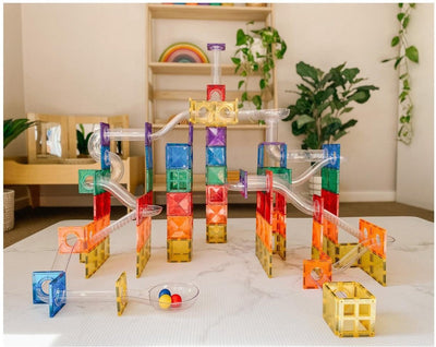 Connetix Baan Run Set - 92-delig Magnetisch Bouwpakket