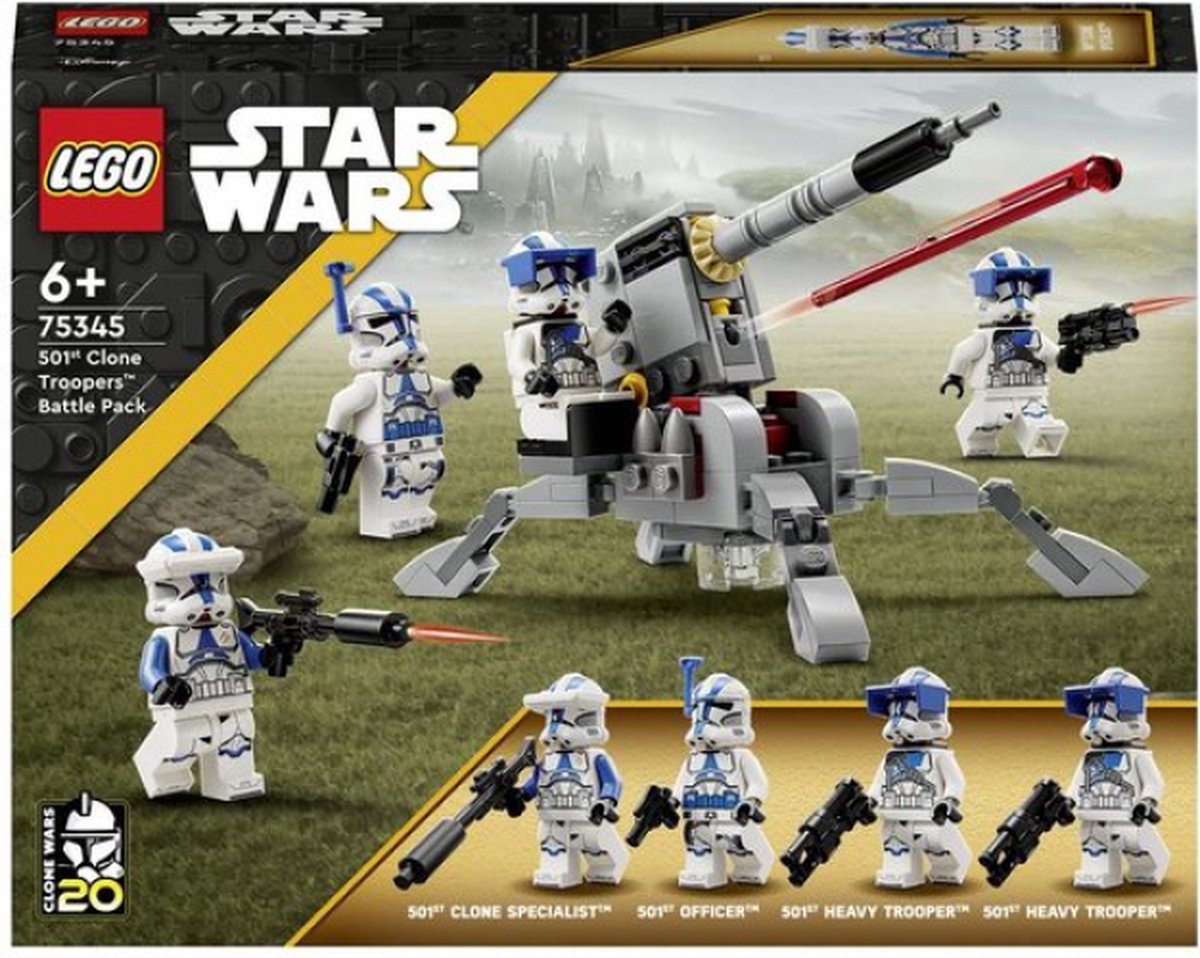 LEGO Star Wars 501ste Clone Trooper Gevechtspakket - 75345