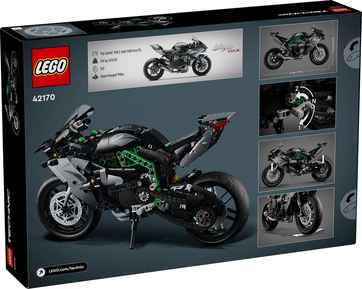 LEGO Technic Kawasaki Ninja H2R Bouwset - 42170