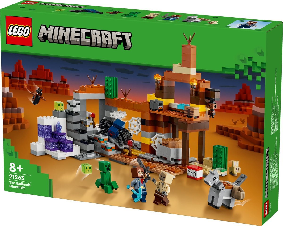 LEGO Minecraft De Mijnschacht Avonturen - 21263