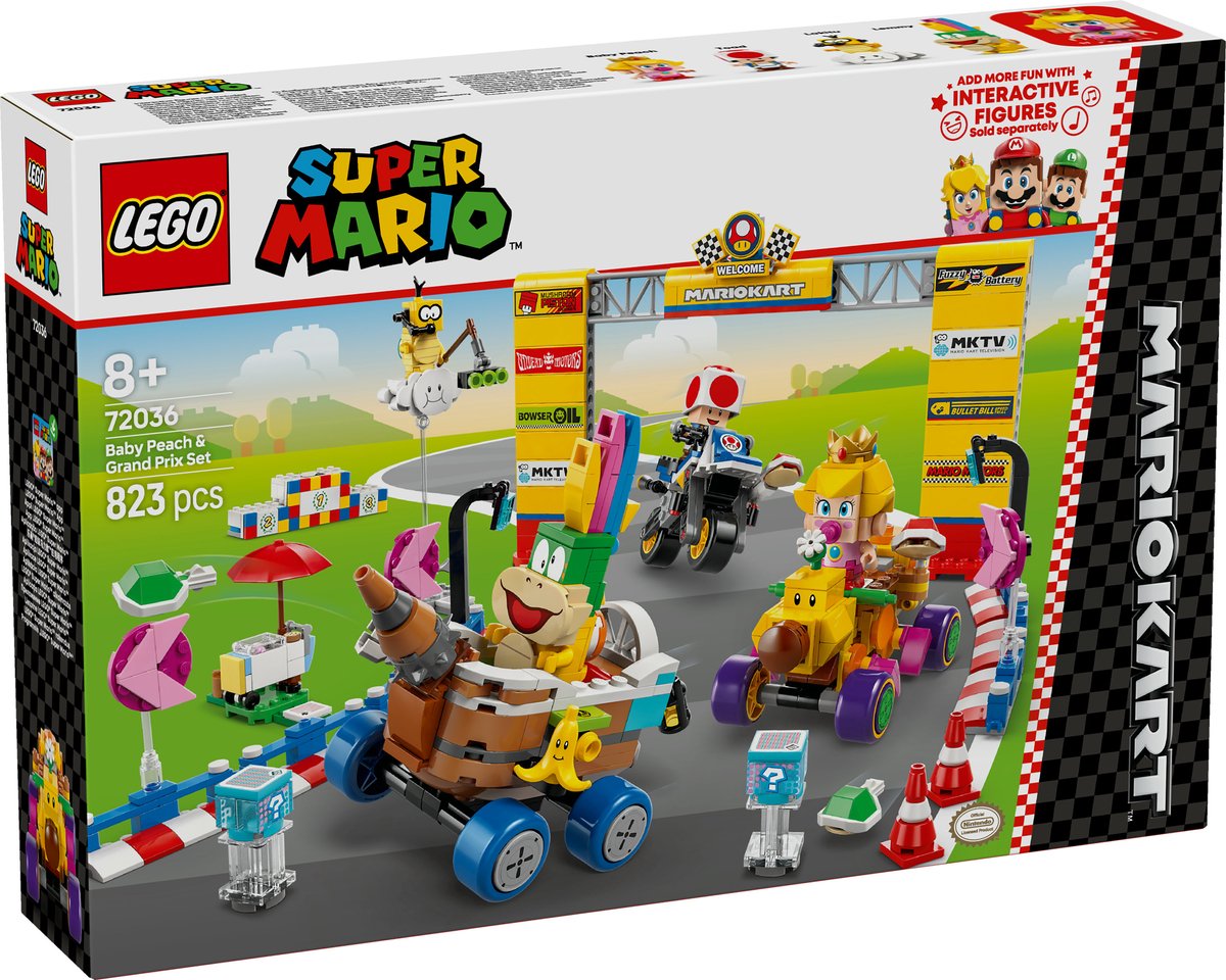 LEGO Mario Kart Bébé Peach & Grand Prix Set - 72036