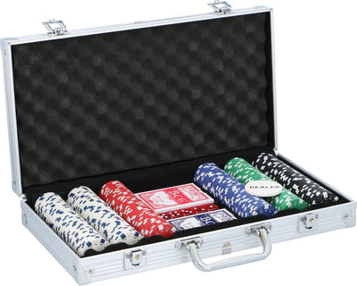Sans Marque Poker Set in Handige Koffer - 300 Stuks