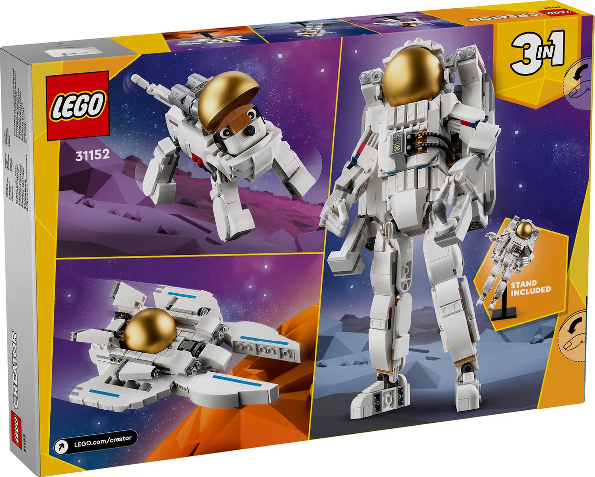 LEGO Creator 3-in-1 Ruimteavonturier - 31152