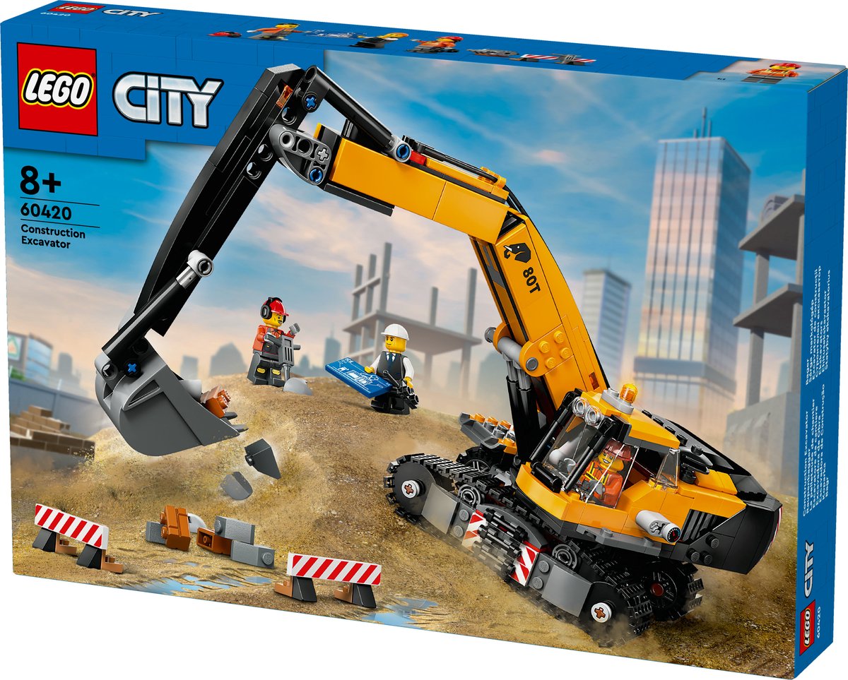 LEGO City Gele Graafmachine - 60420