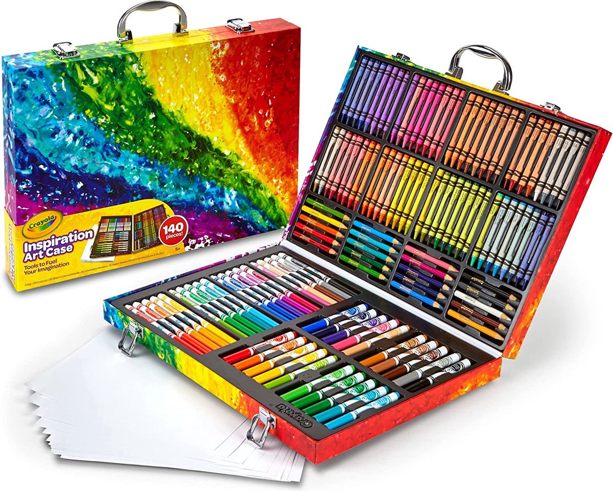 Crayola Inspiratie Koffer - Creatief Tekenset voor Kinderen
