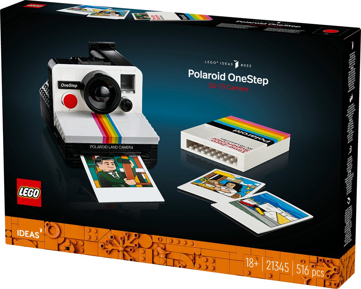 LEGO Ideas Polaroid OneStep SX-70 Camera - 21345