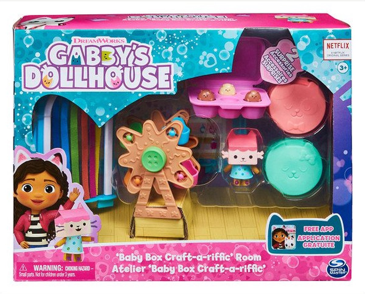 Gabby's Poppenhuis Baby Kitty Knutselkamer Speelset