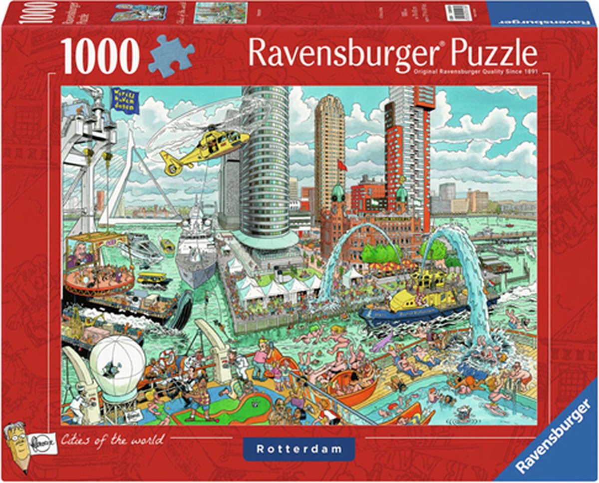 Ravensburger Puzzel Fleroux Rotterdam - 1000 Stukjes