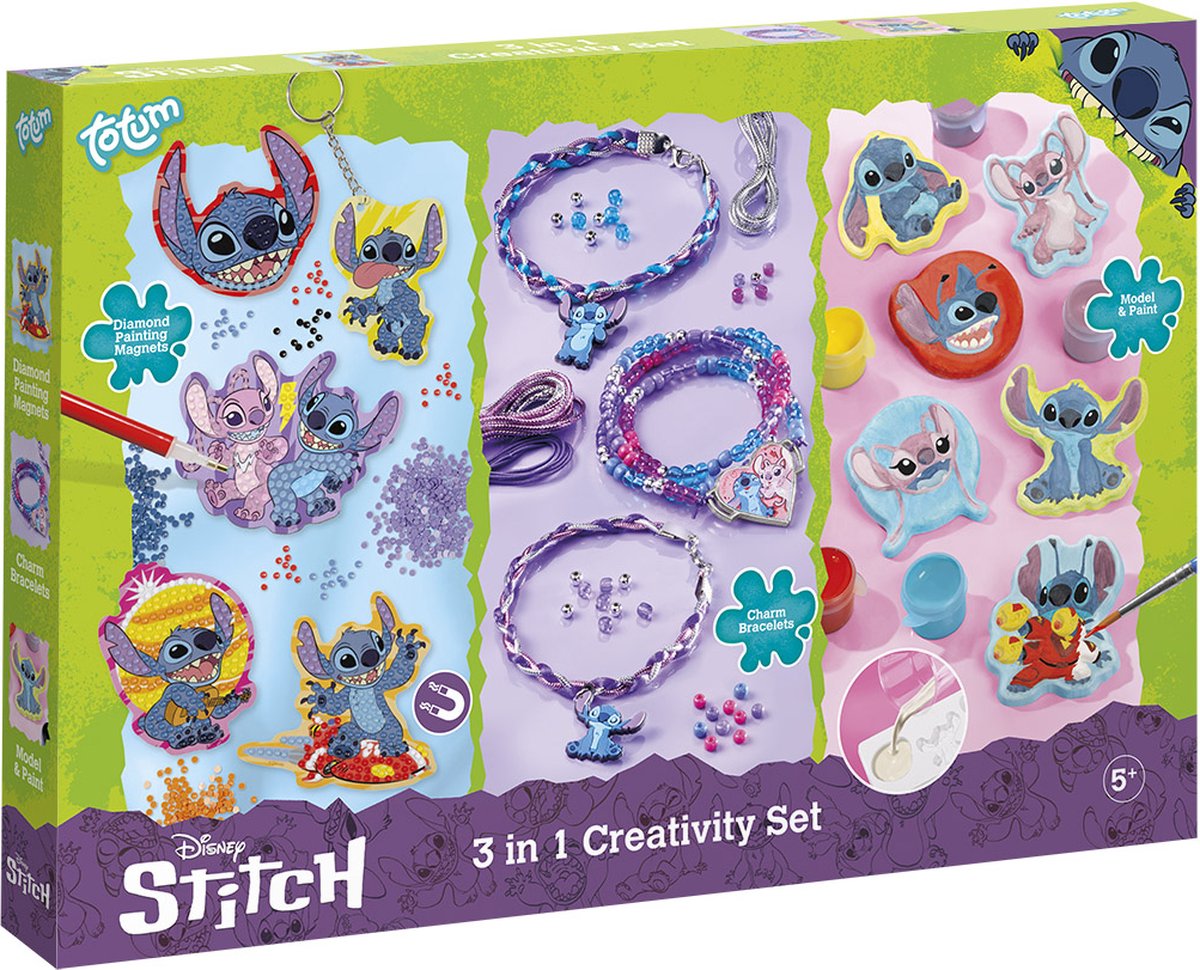 Totum Lilo & Stitch 3-in-1 Knutselset
