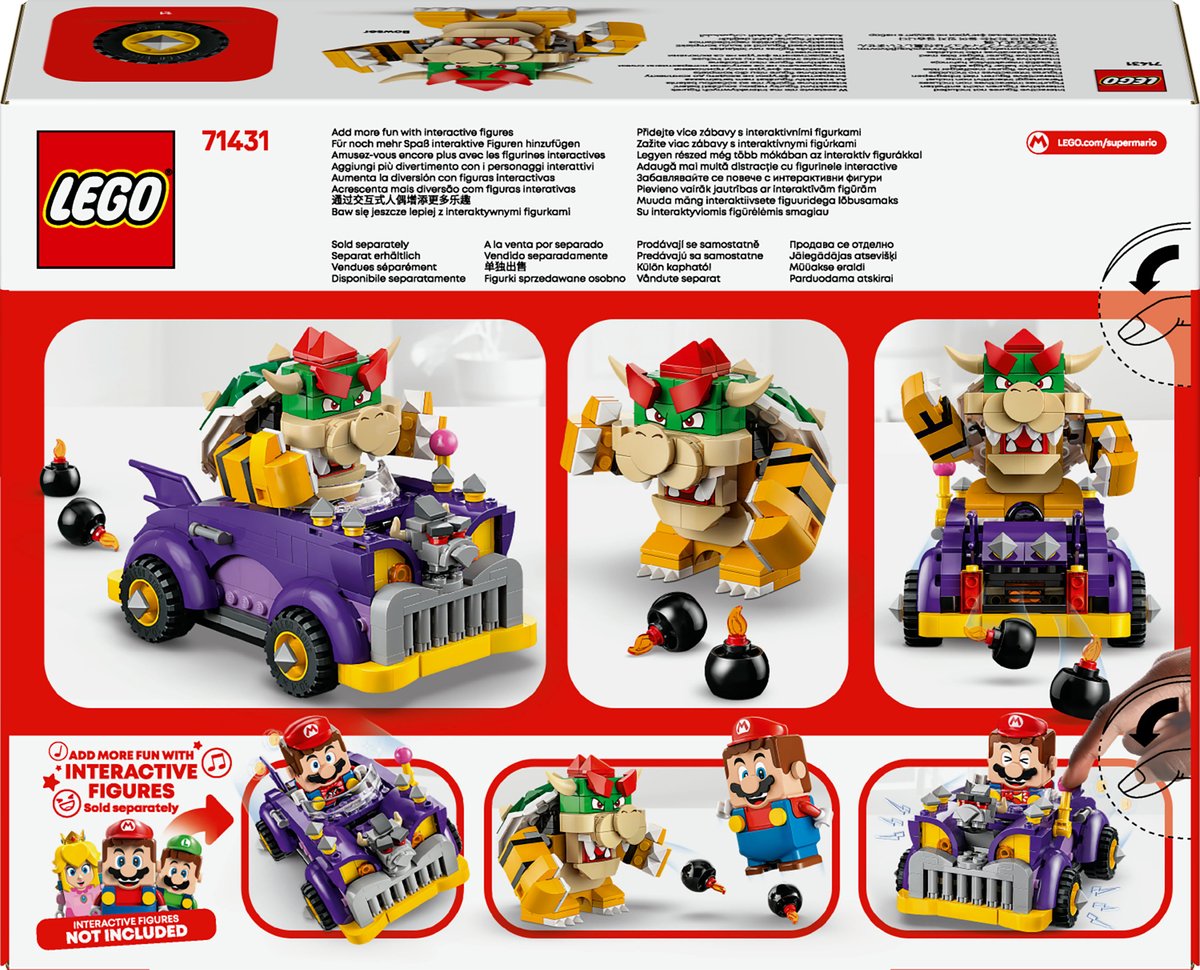 LEGO Super Mario Uitbreidingsset: Bowser's Auto - 71431