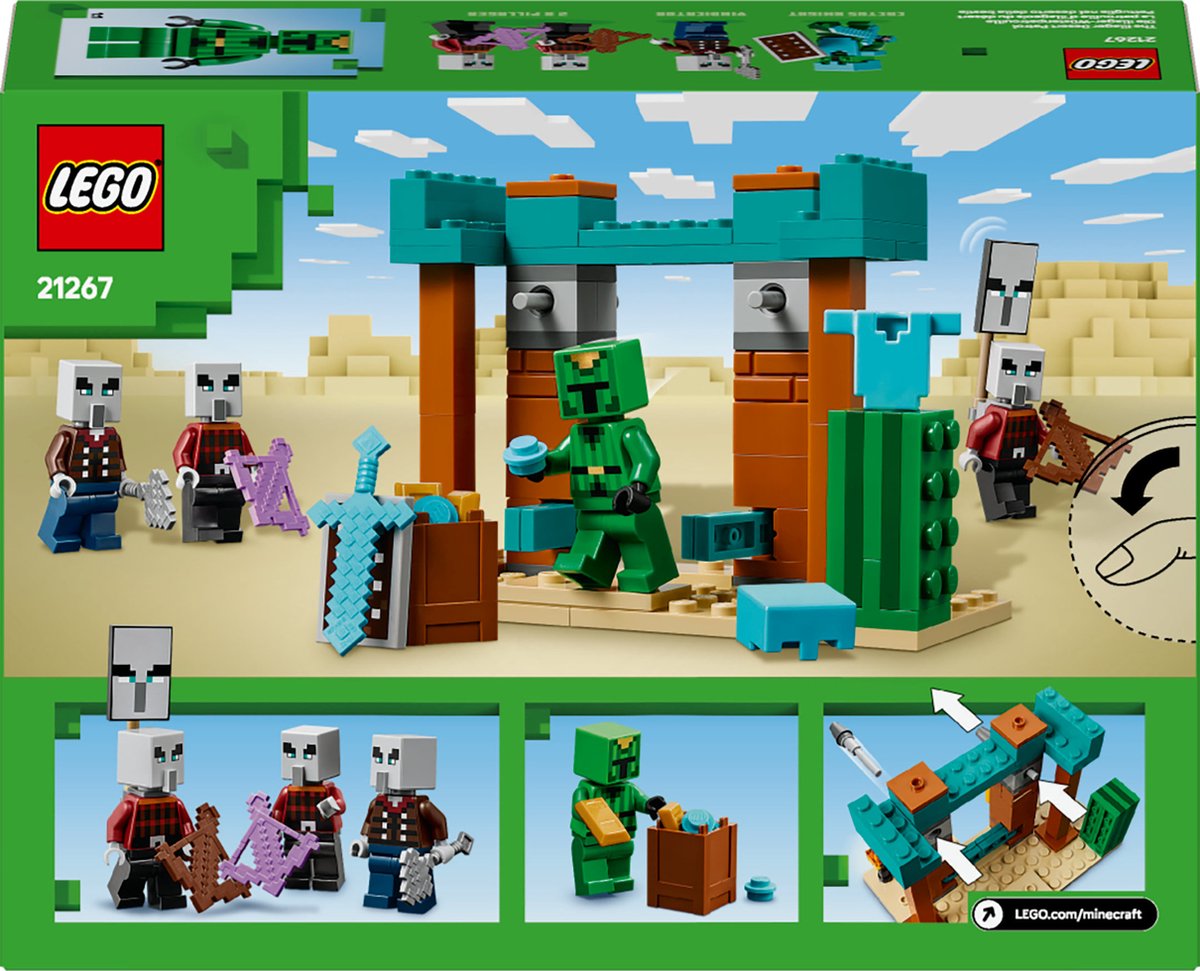 LEGO Minecraft Illagers Aanval Speelset - 21267