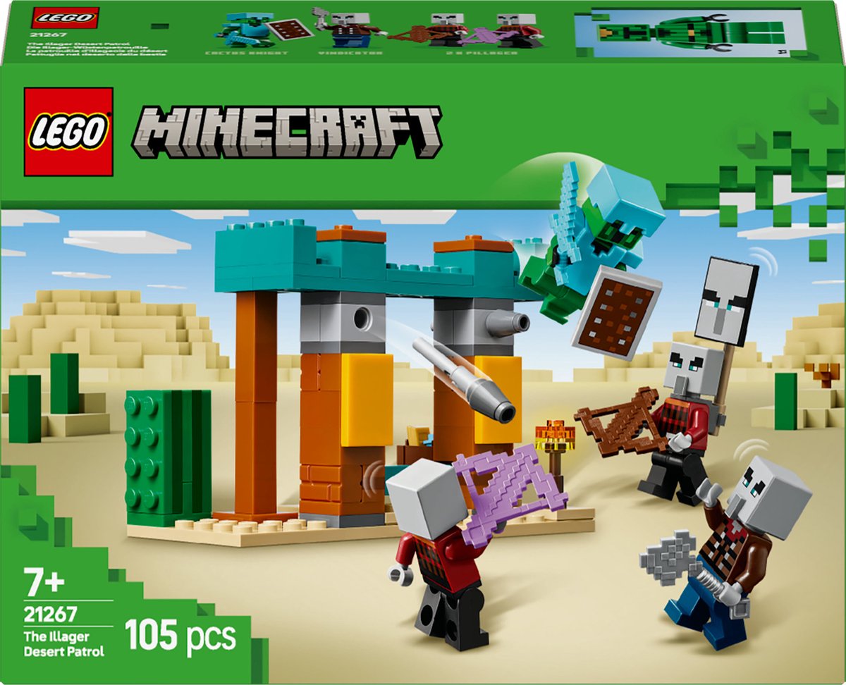 LEGO Minecraft Illagers Aanval Speelset - 21267