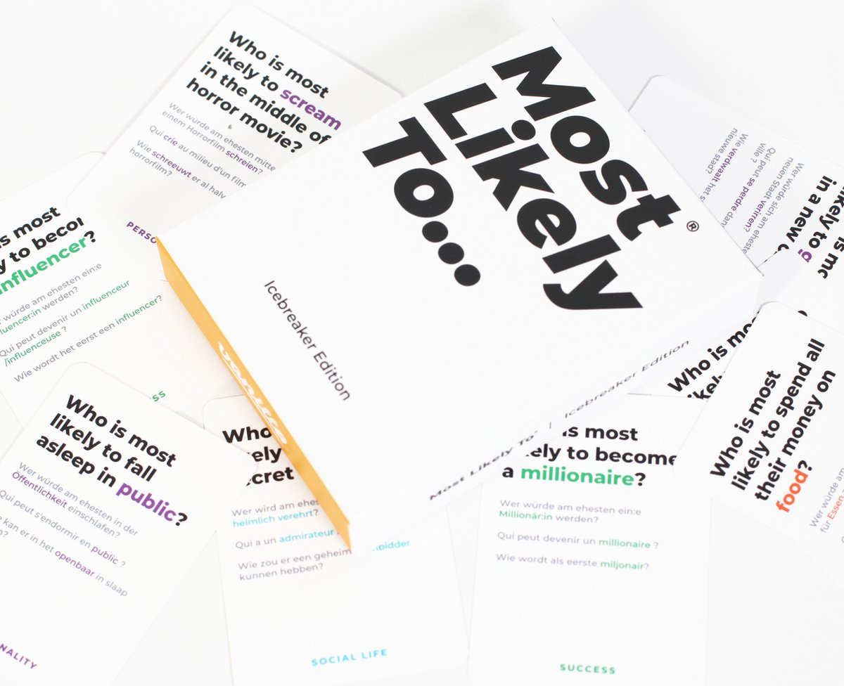 Most Likely To® Feestkaartspel Édition Brise-Glace