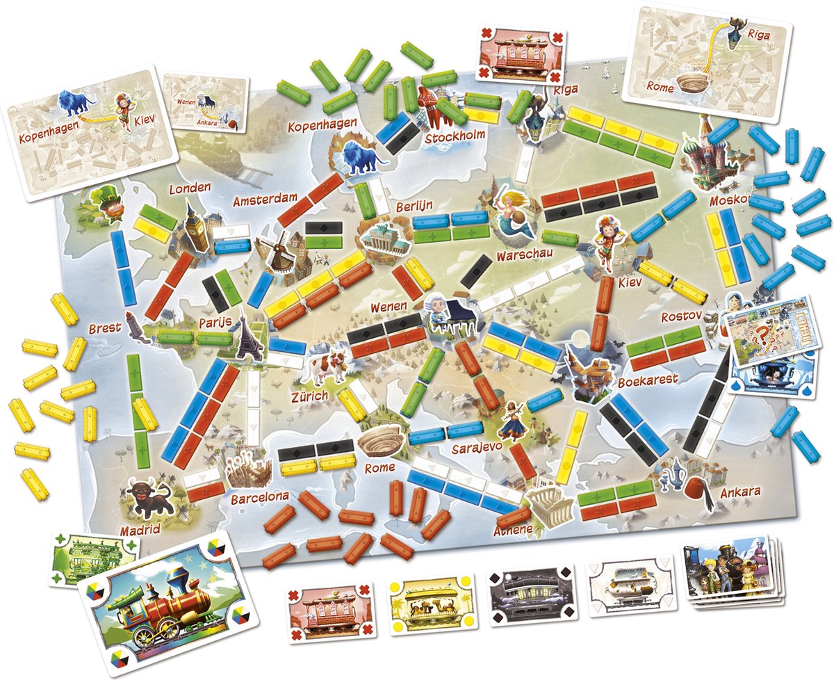 Days of Wonder Ticket to Ride: Mijn Eerste Reis Bordspel