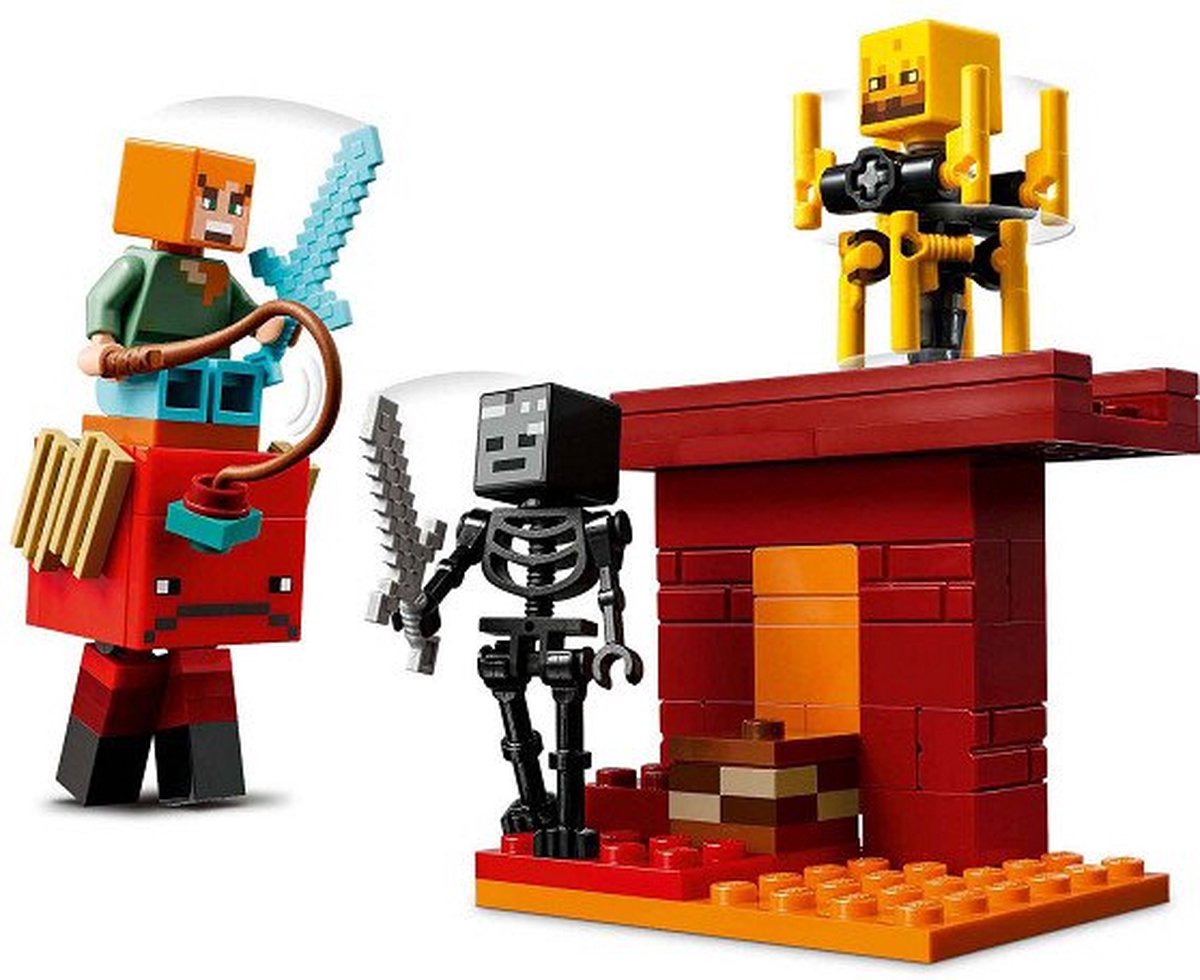 LEGO Minecraft De Lava Strijd in de Nether - 21266