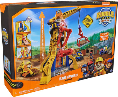 Rubble & Crew Kinetic Speelset Bouwplaats met Kraantoren