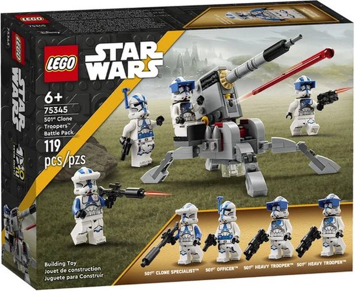 LEGO Star Wars 501ste Clone Trooper Gevechtspakket - 75345