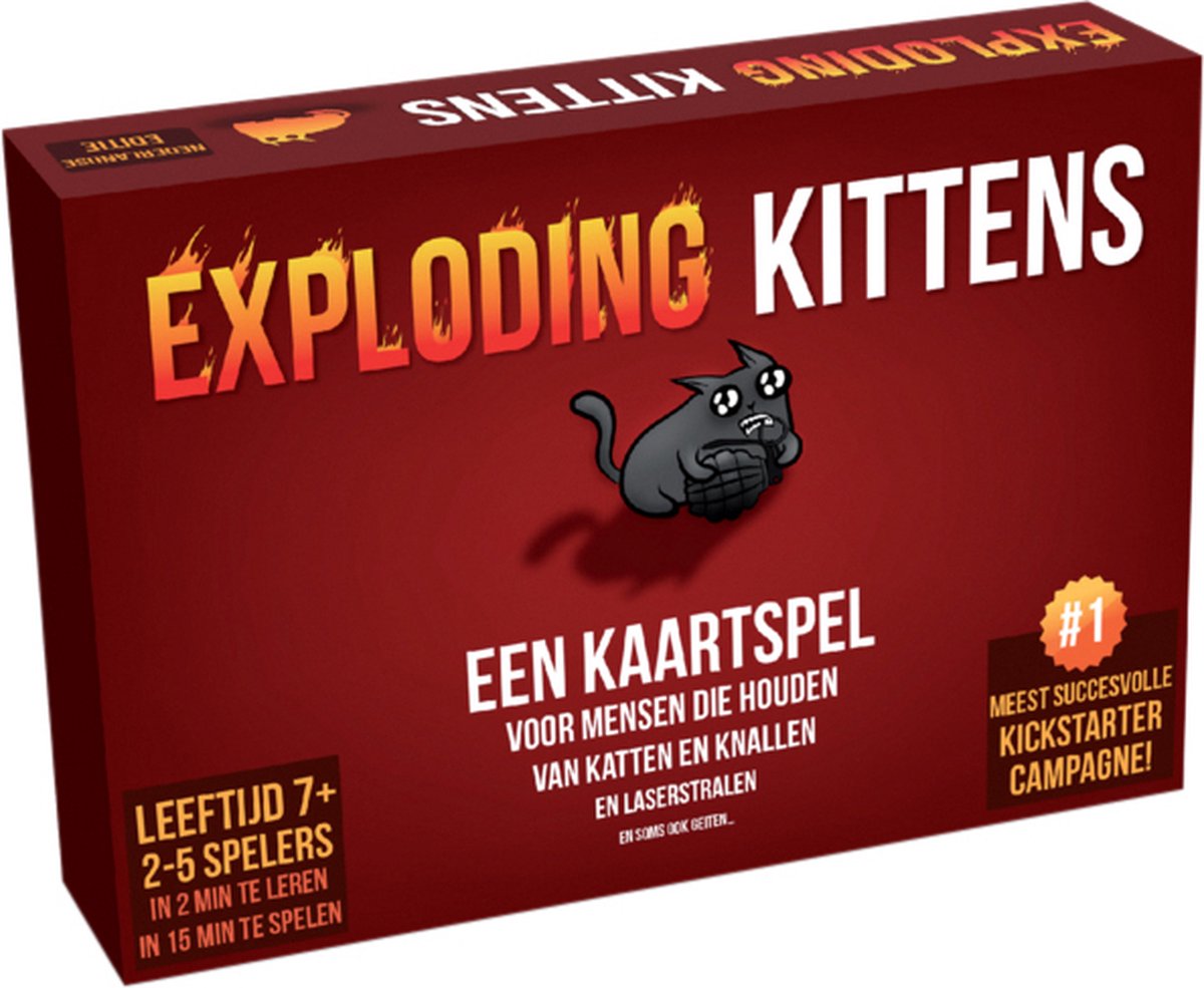 Exploding Kittens - Hilarisch Kaartspel voor het Hele Gezin