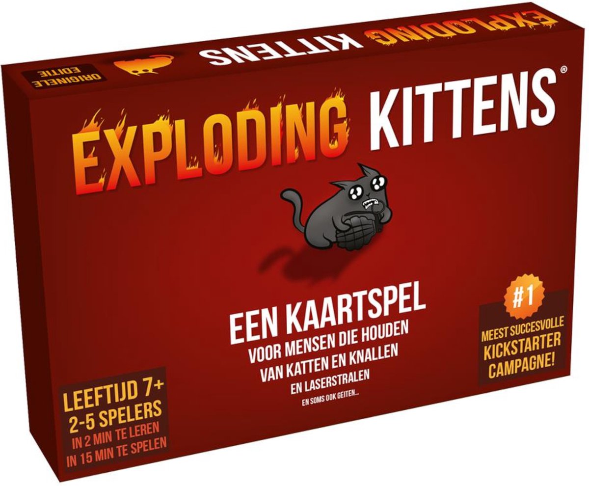 Exploding Kittens - Hilarisch Kaartspel voor het Hele Gezin