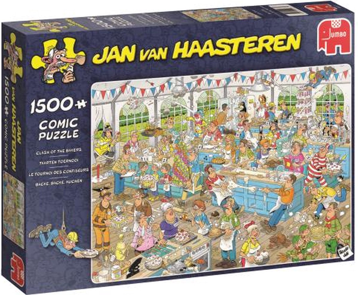 Jan van Haasteren Puzzel 1500 Stukjes - The Clash of the Bakers