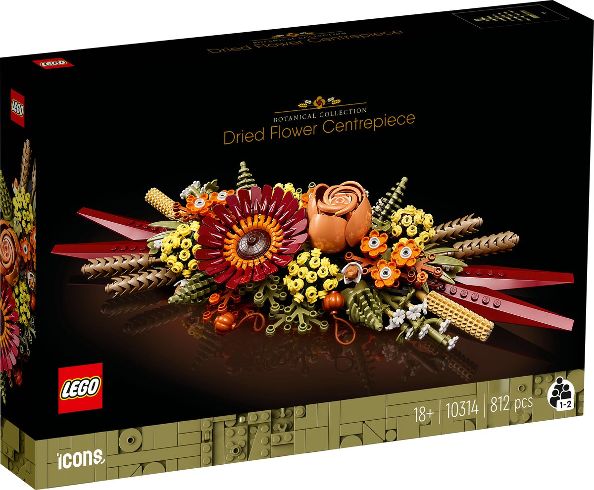 LEGO Creator Expert Icons Gedroogde Bloemen Centerpiece - 10314