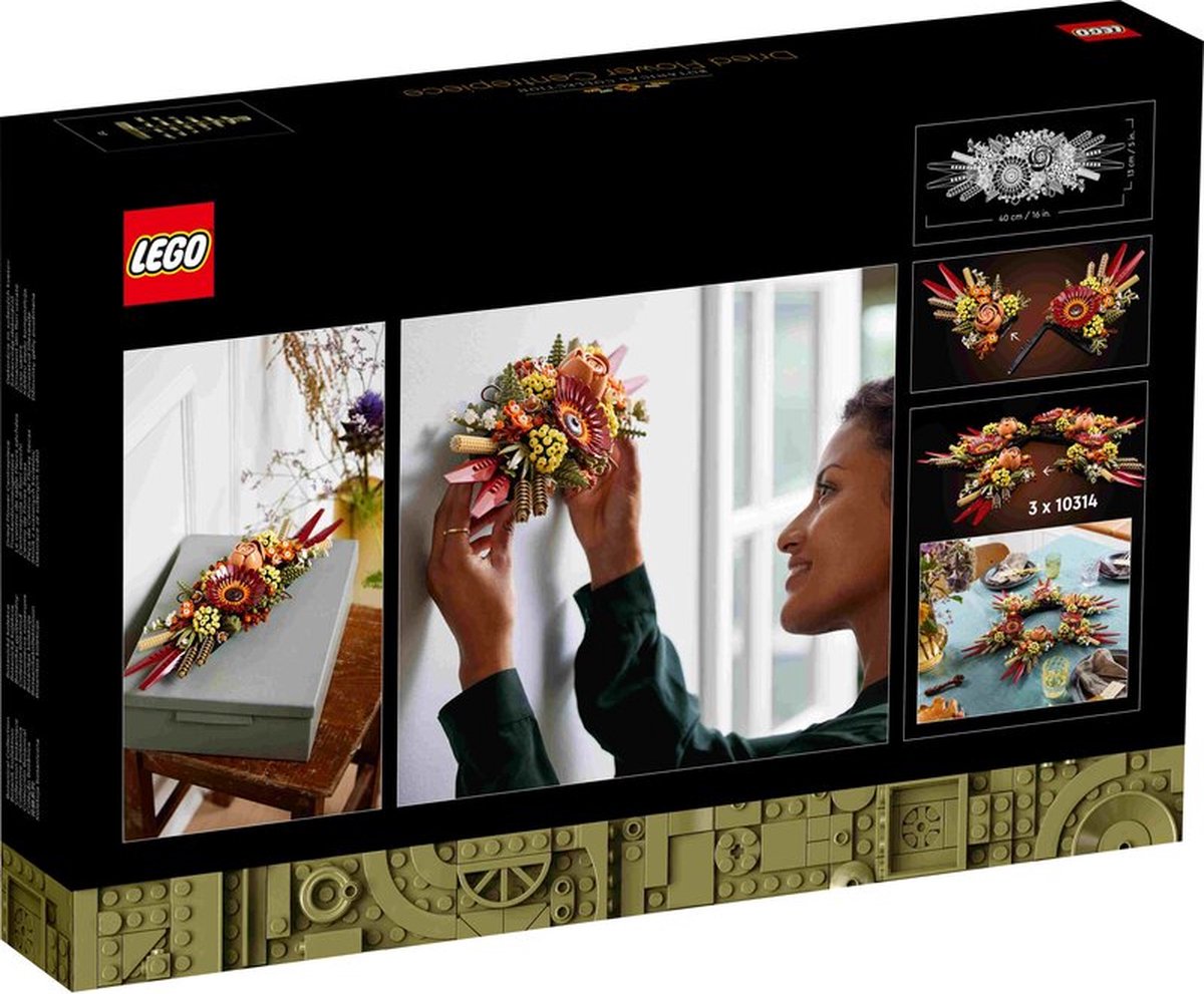 LEGO Creator Expert Icons Gedroogde Bloemen Centerpiece - 10314