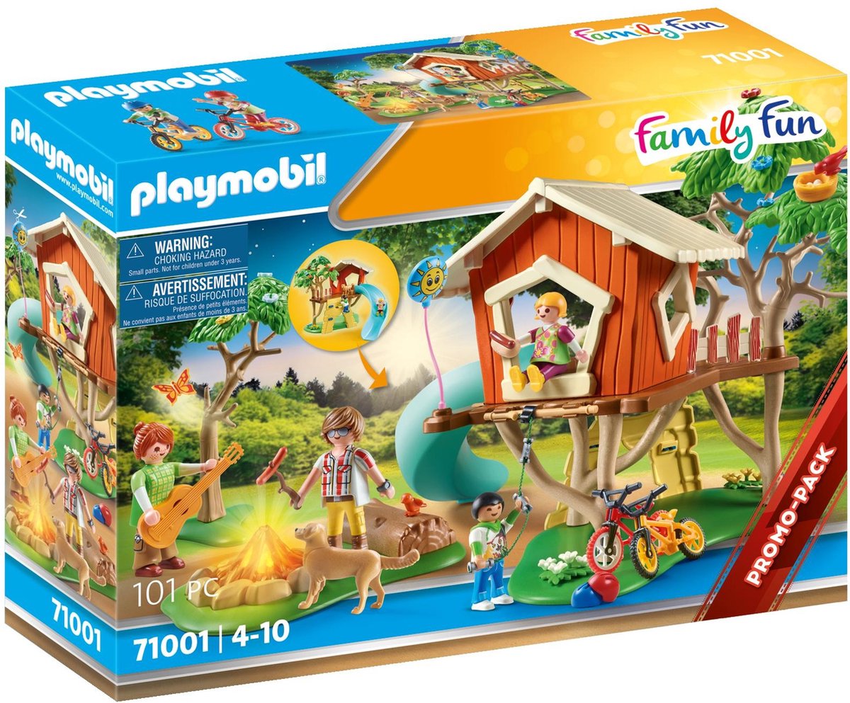 PLAYMOBIL Family Fun Boomhut met Glijbaan - 71001