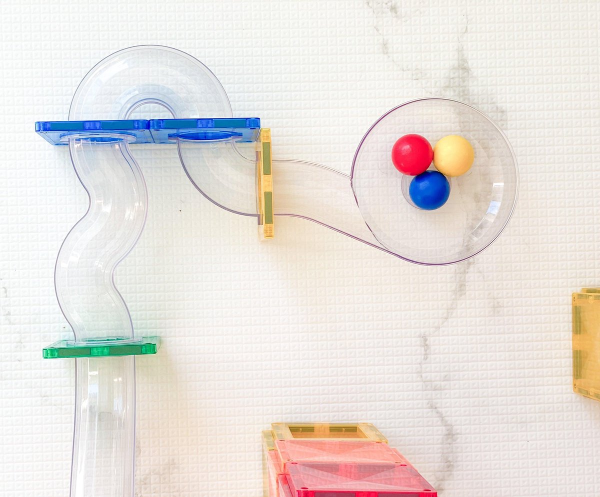 Connetix Baan Run Set - 92-delig Magnetisch Bouwpakket