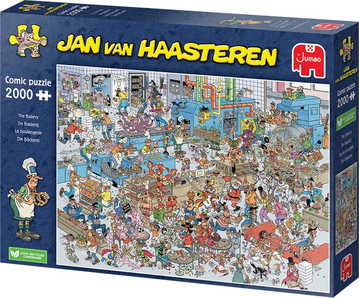 Jan van Haasteren Puzzel La Boulangerie - 2000 Stukjes