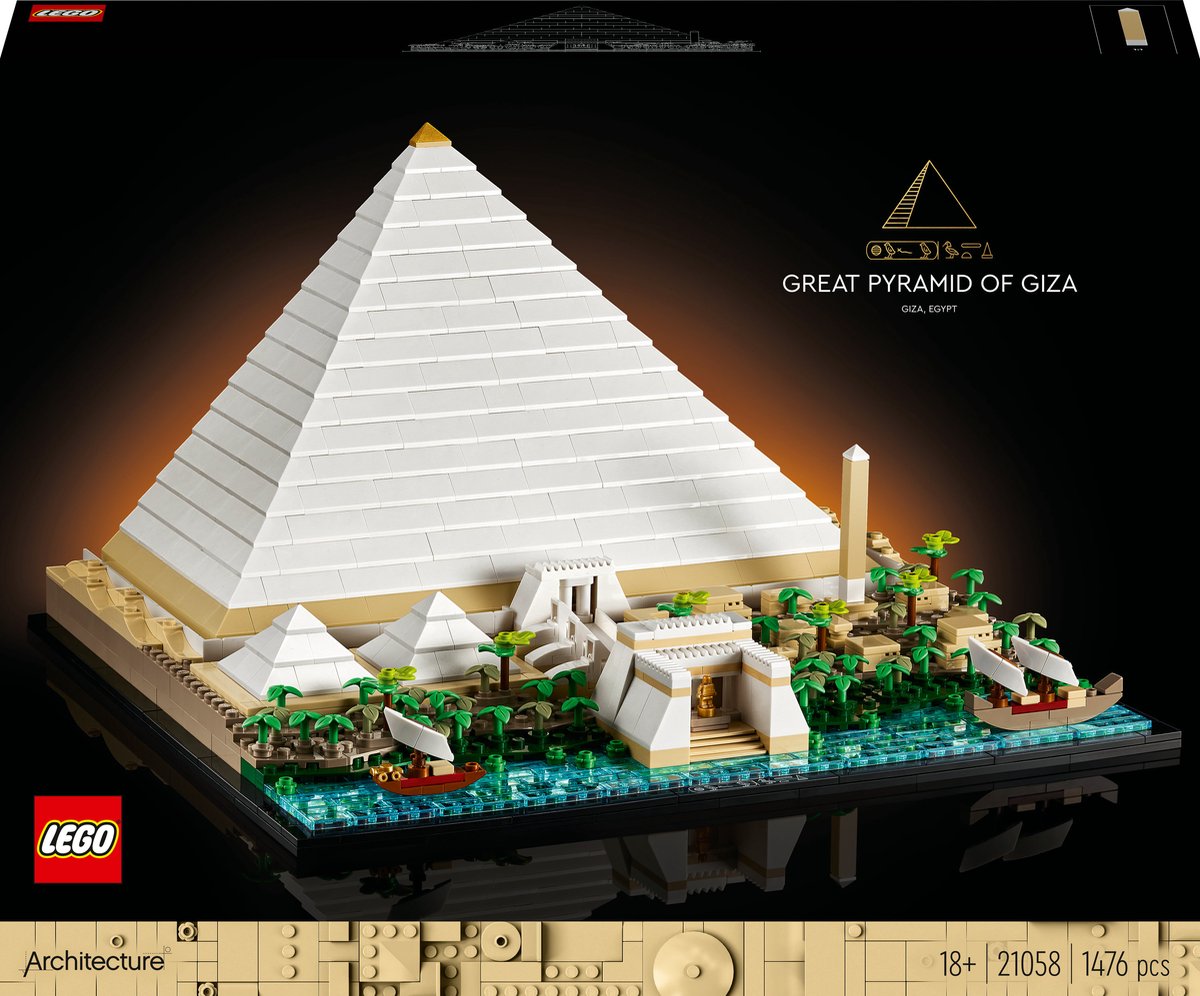 LEGO Architectuur La Grande Pyramide van Gizeh - 21058