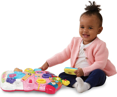 VTech Roze Baby Walker met Interactief Speelpaneel