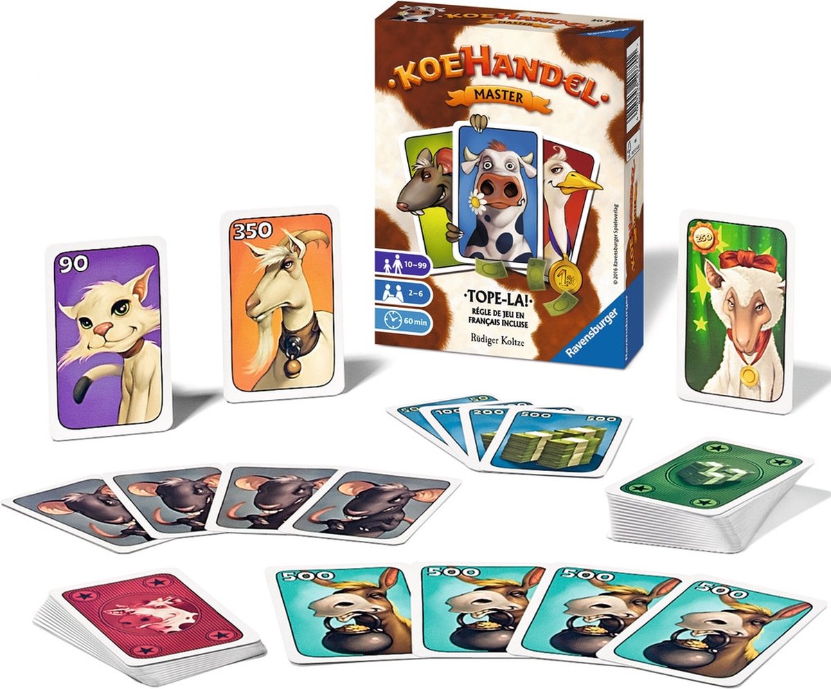 Ravensburger Koehandel Master Kaartspel