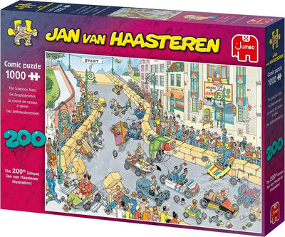 Jan van Haasteren Zeepkistenrace Puzzel - 1000 Stukjes