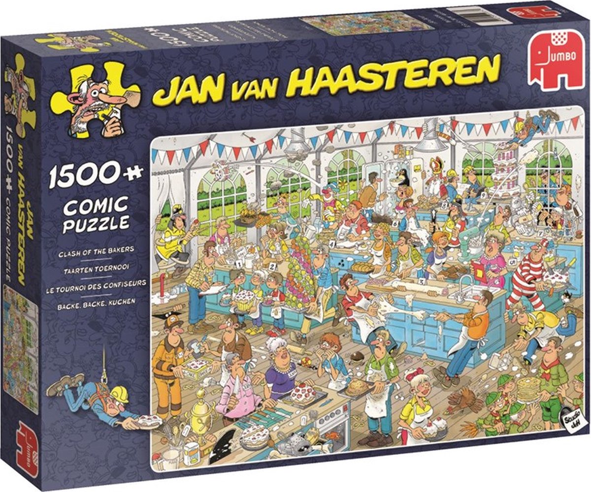 Jan van Haasteren Puzzel 1500 Stukjes - The Clash of the Bakers