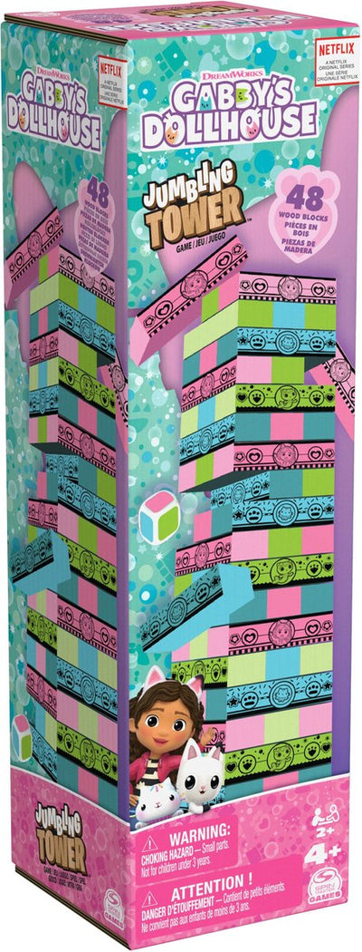 Gabby's Poppenhuis Houten Blokkentoren Spel met 48 Blokken