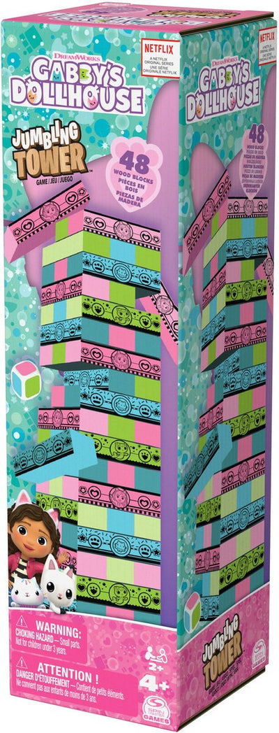 Gabby's Poppenhuis Houten Blokkentoren Spel met 48 Blokken