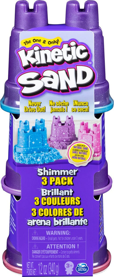 Kinetic Sand Glitter Zand Multipack - Magisch Speelzand