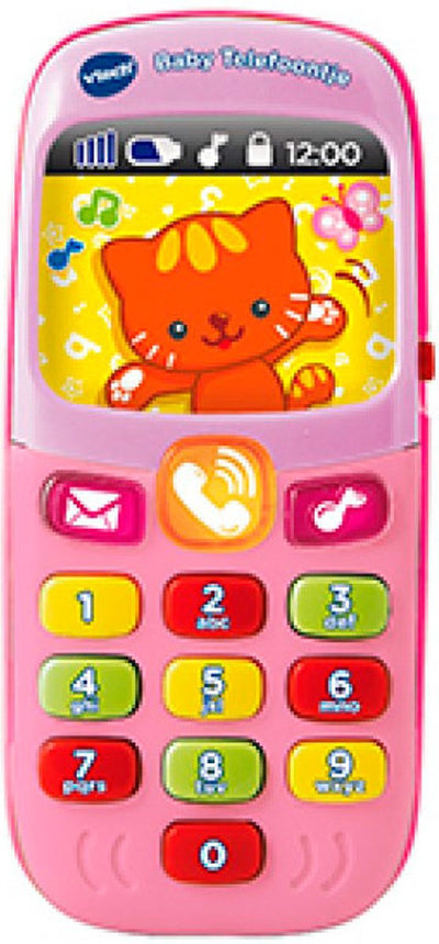 VTech Baby Roze Speeltelefoon met Licht en Geluid