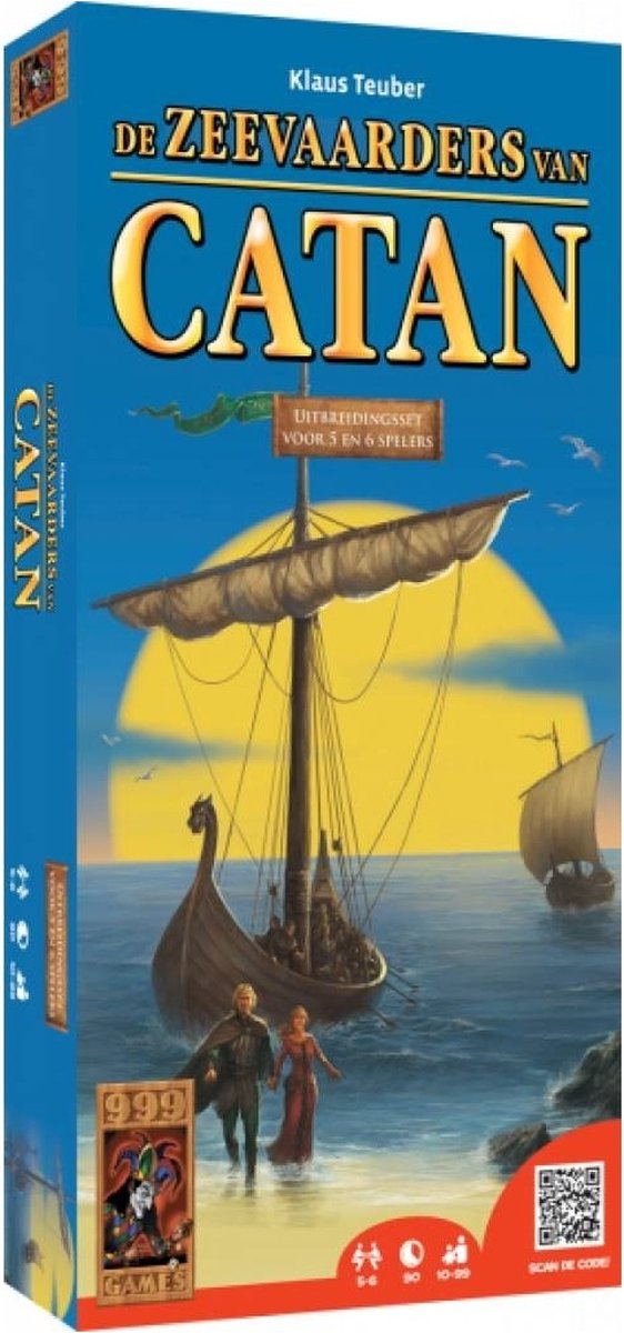 999 Games De Kolonisten van Catan Zeevaarders Uitbreiding 5/6 Spelers