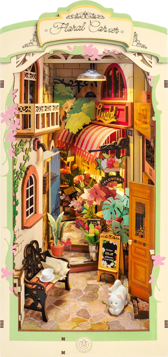 Robotime Coin Floral DIY Miniatuurhuis Kit - TGB09