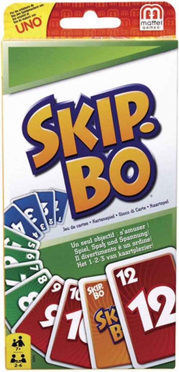 Mattel Games Skip-Bo Kaartspel voor het Hele Gezin